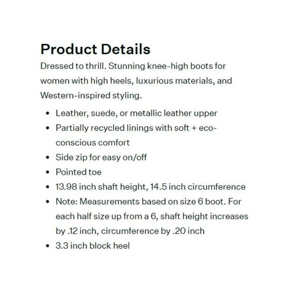 Franco Sarto Ticada Women's US 6.5M Knee High Boots Silver Leather NIB $260 - Picture 11 of 11